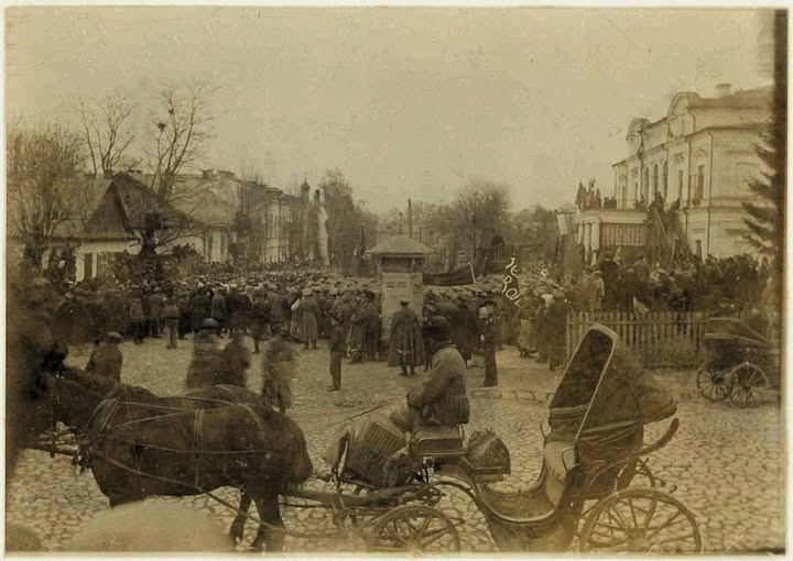 Фото старого Житомира. Театральна площа. Житомир, рівно 108 років тому