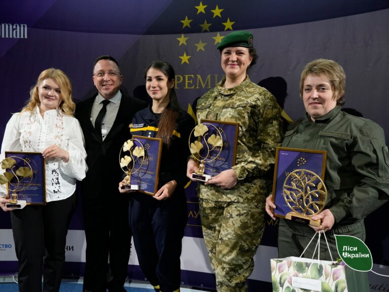 Тетяна Грищун, помічниця лісничого ДП «Ліси України» на Житомирщині – переможець у номінації «Озеленення України» міжнародної премії Woman 2024