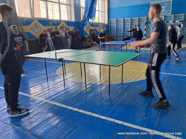У Чуднові відбувся відкритий турнір з настільного тенісу приурочений до Дня Європи!