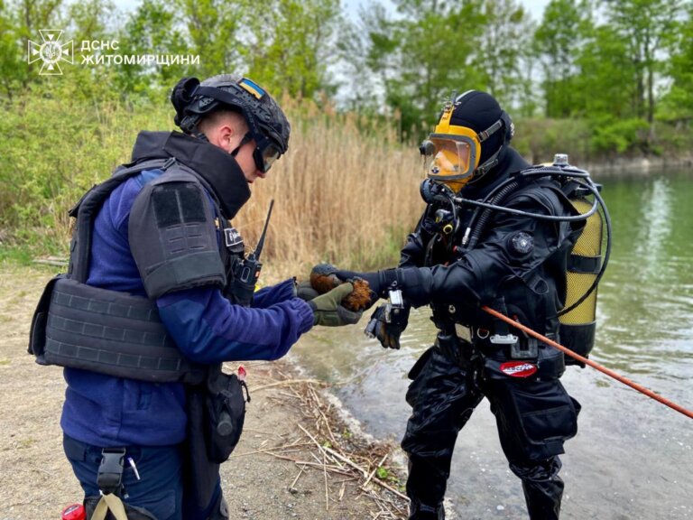 На Житомирщині виявлено та знешкоджено дві мінометні міни часів Другої світової війни