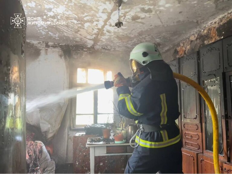 Рятувальники гасили пожежу в житловому будинку