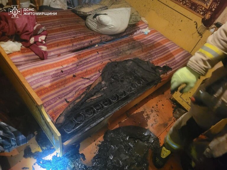 У Коростені під час гасіння пожежі у квартирі п’ятиповерхівки врятовано дві особи