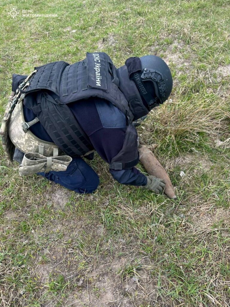 Піротехніки ДСНС області вилучили та знешкодили два артилерійських снаряди часів Другої світової війни