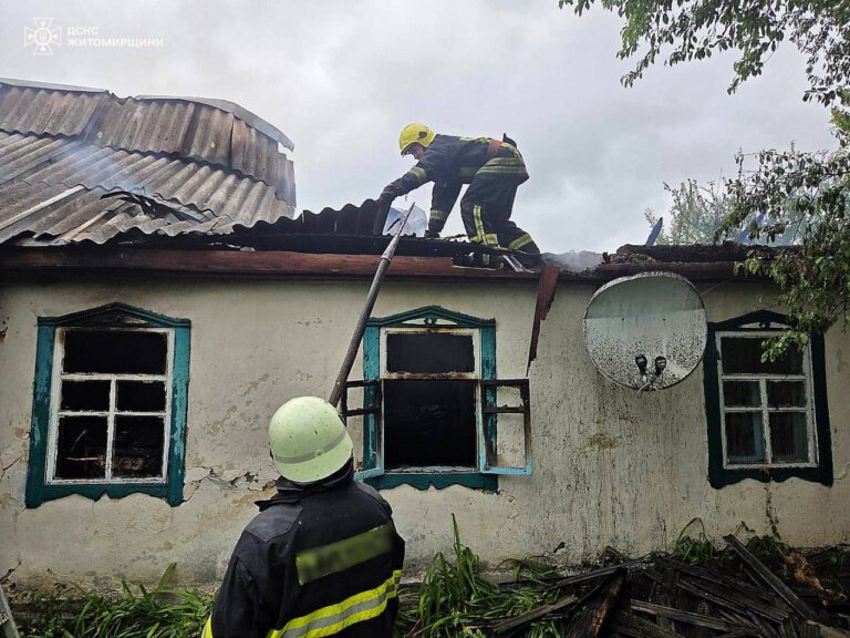 Під час ліквідації пожежі в оселі рятувальники виявили тіло людини