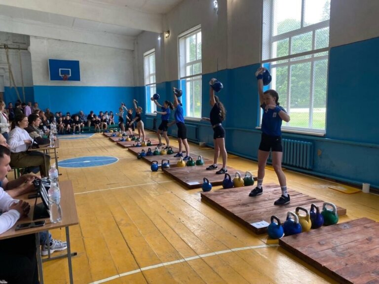В м. Андрушівка відбувся чемпіонат Житомирської області з гирьового спорту