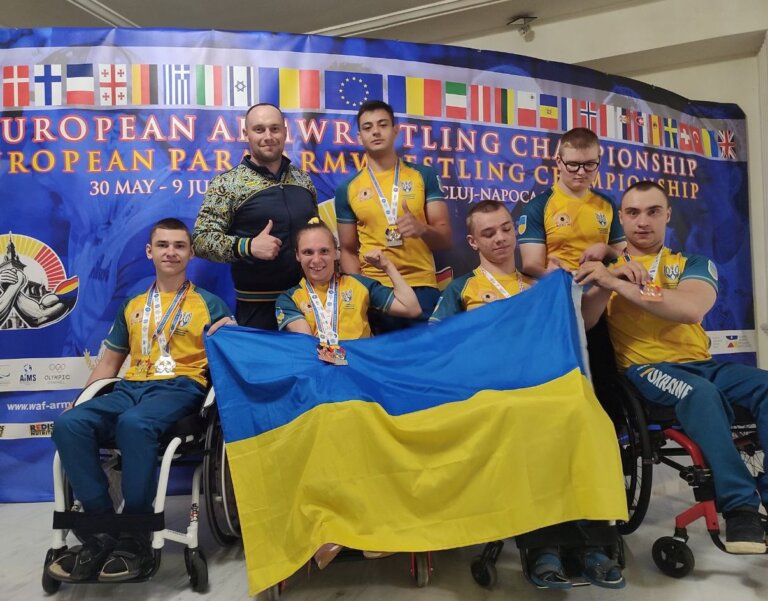 Вихованці ДЮСШ імені В.П. Єрмакова — серед найкращих на чемпіонаті Європи з пара-армрестлінгу!