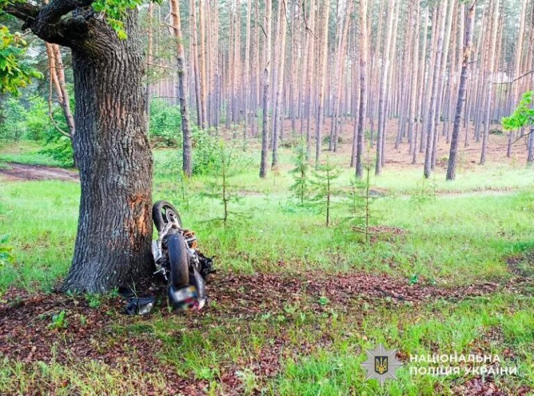 У Житомирському районі внаслідок ДТП загинув водій мотоцикла: поліція встановлює обставини