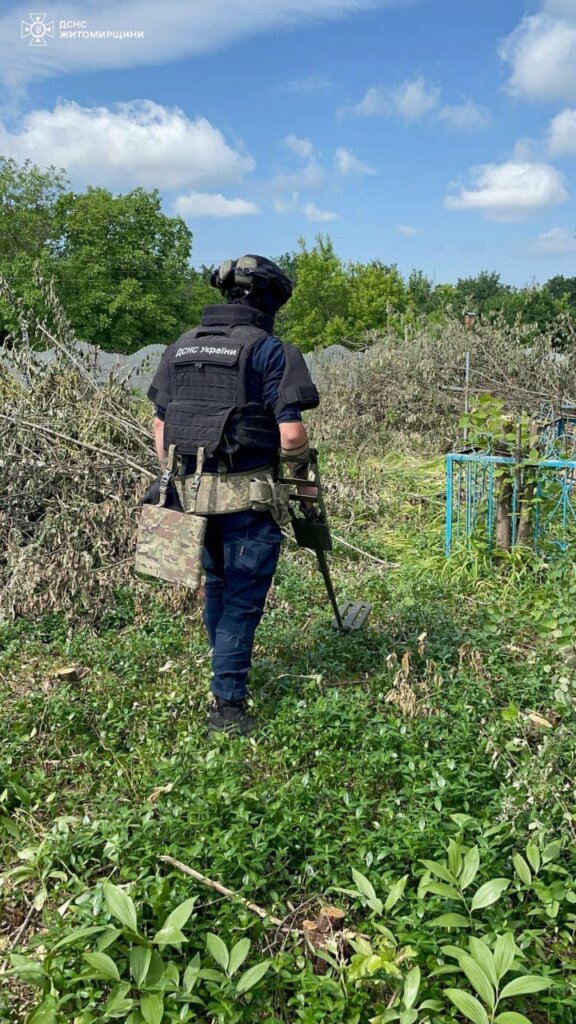 На Бердичівщині у с. Семенівка був знайдений артилерійський снаряд часів Другої світової війни