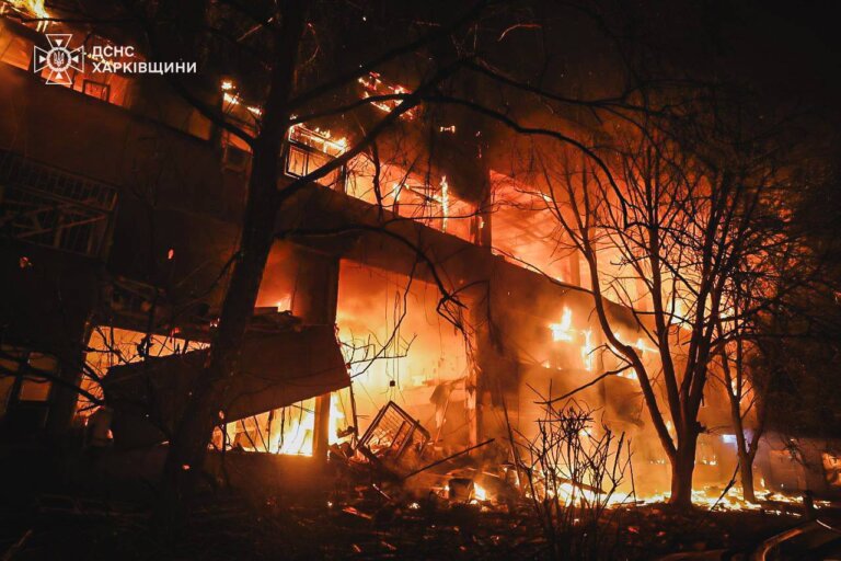 Харків: 2 людини загинуло та 37 постраждали внаслідок масованої атаки БпЛА