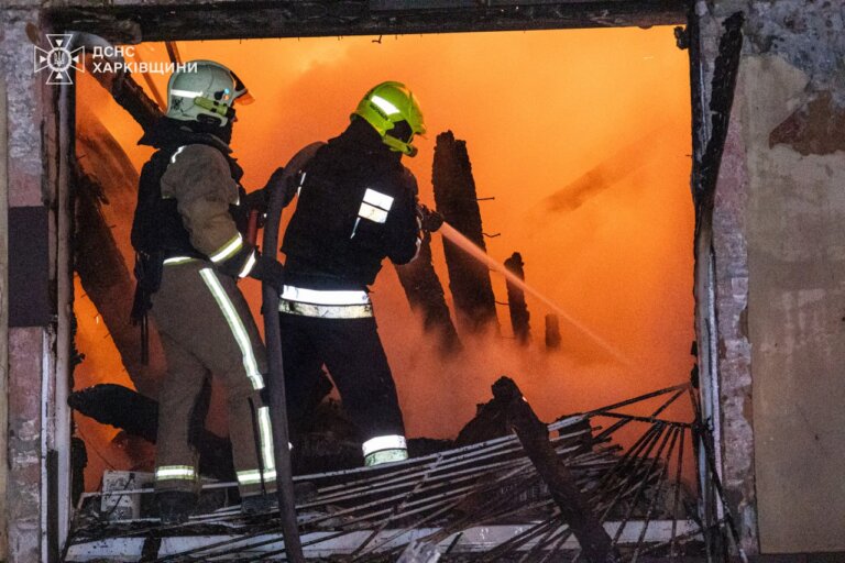 Харків під атакою БпЛА: є поранені, сталися пожежі