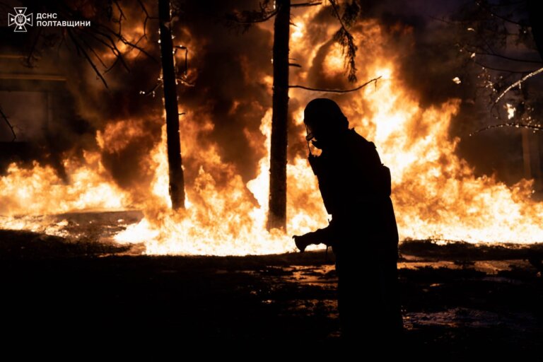 Полтавщина: у ніч на 15 червня ворог здійснив масовану комбіновану атаку із застосуванням ракет і безпілотних літальних апаратів