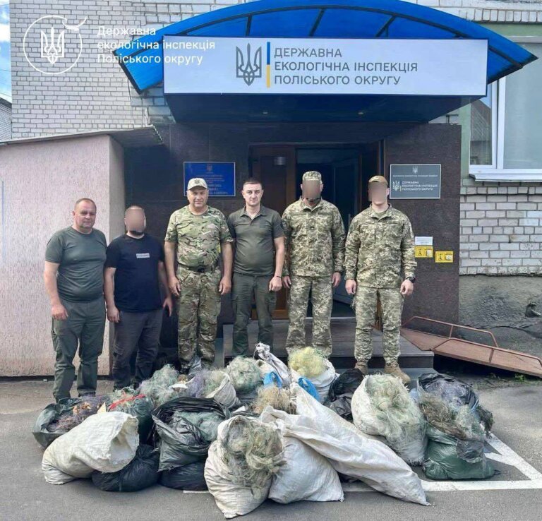 Державна екологічна інспекція Поліського округу допомагає Збройним силам України