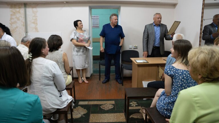 Медичних працівників Житомирського обласного центру спортивної медицини привітали з професійним святом