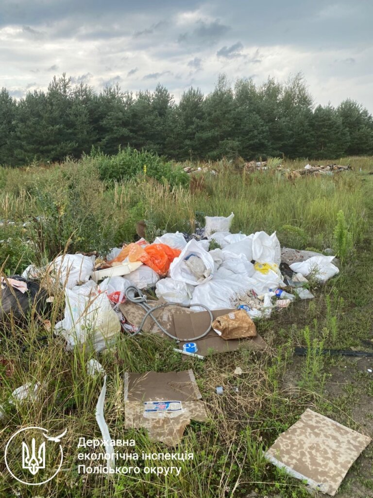 Екоінспекція виявила локальні стихійні сміттєзвалища в Тетерівській територіальній громаді