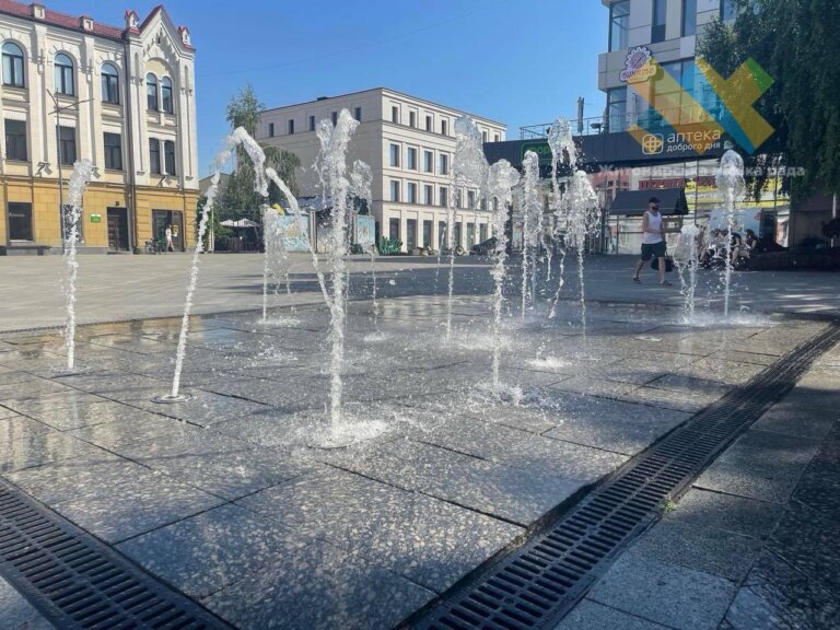 Відсьогодні у Житомирі запрацюють фонтани