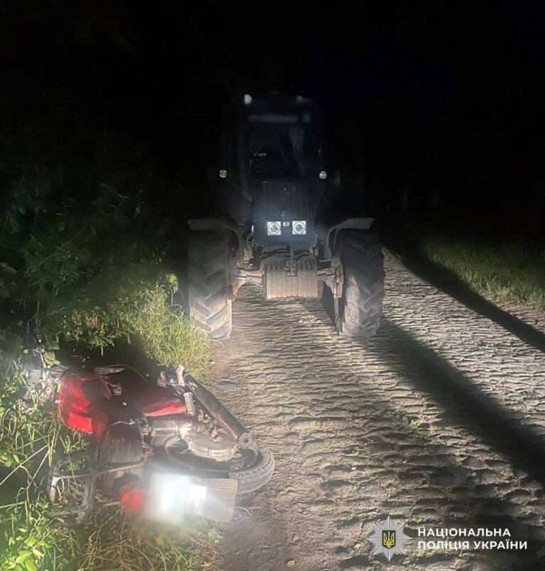 Поліція розслідує ДТП в Житомирському районі: травмовано 14-річного водія мотоцикла
