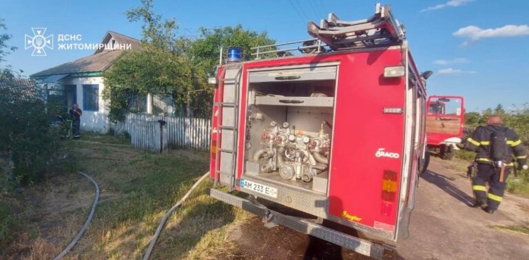 КОРОСТЕНЩИНА: на пожежі виявили тіло людини