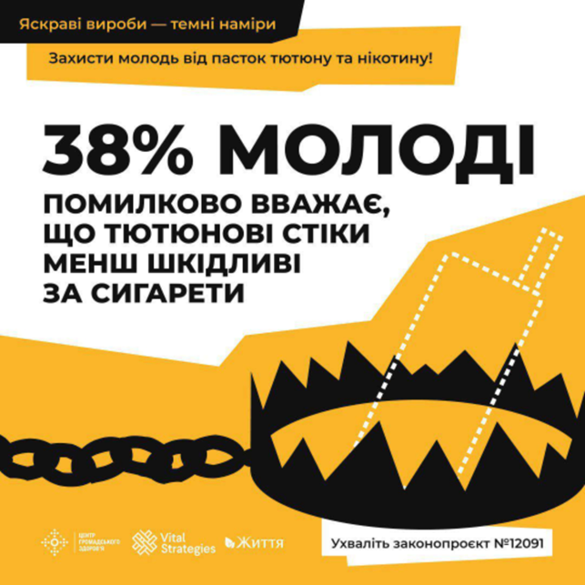 Ілюзія безпеки: як “інноваційні” тютюнові вироби обманюють споживачів