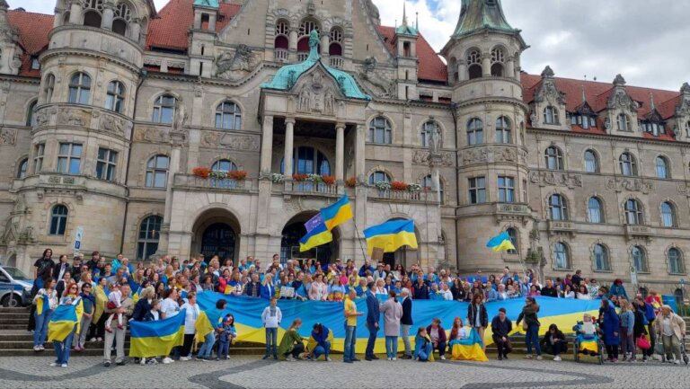 Святкування Дня Незалежності українцями в німецькому місті Ганновер