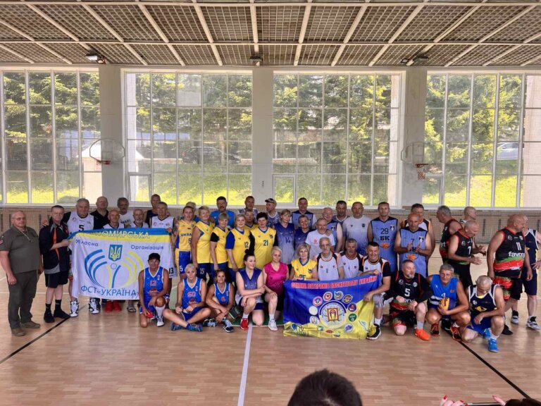 Житомирщина — серед найсильніших на чемпіонаті України з баскетболу 3×3 серед ветеранів!