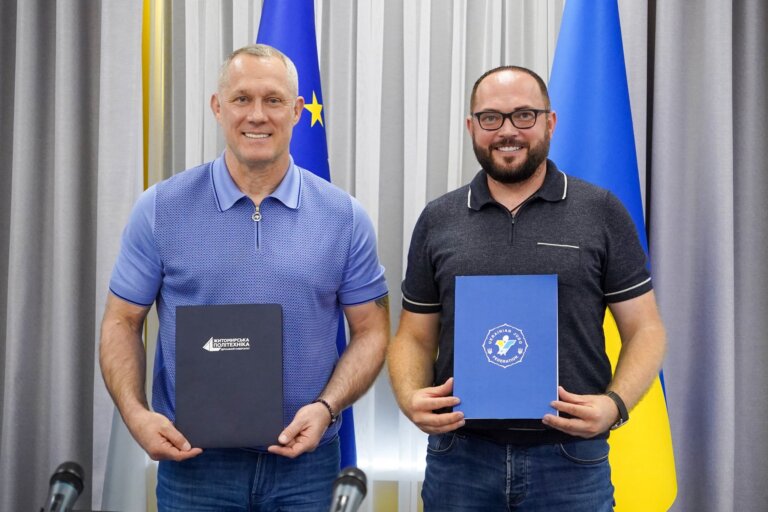 Президент Федерації дзюдо України Михайло Кошляк та ректор Житомирської політехніки Віктор Євдокимов уклали Меморандум про стратегічне партнерство