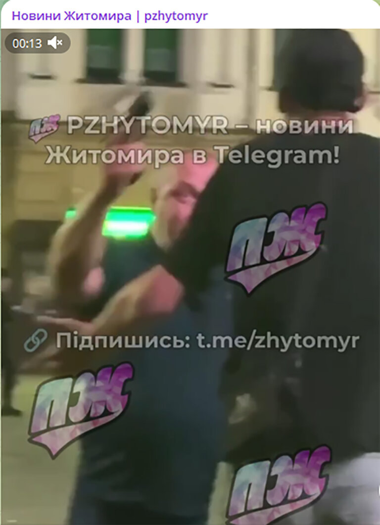 У Житомирі поліцейські затримали причетного до хуліганства