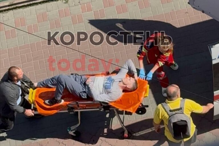 Подробиці конфлікту в центрі Коростеня: двох чоловіків госпіталізували до лікарні