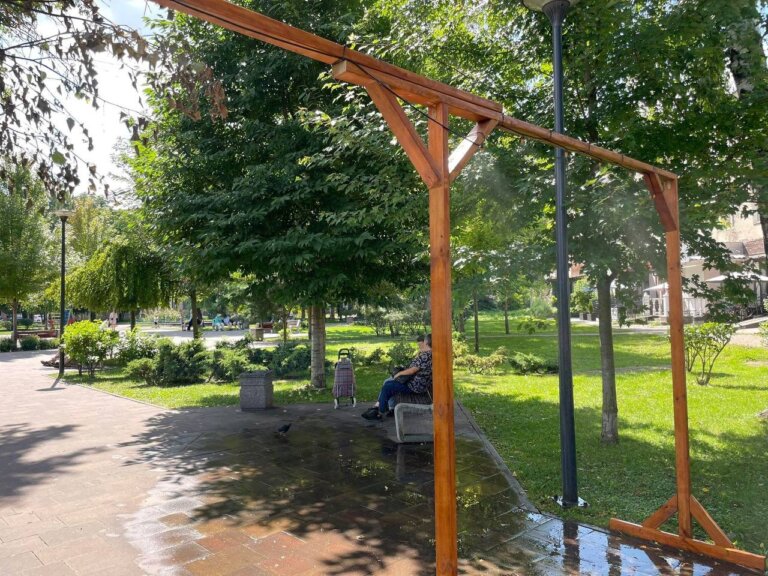 В центрі Житомира з’явився новий туманоутворювач