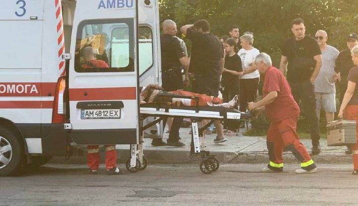 Поліція працює на місці вибуху в Житомирі