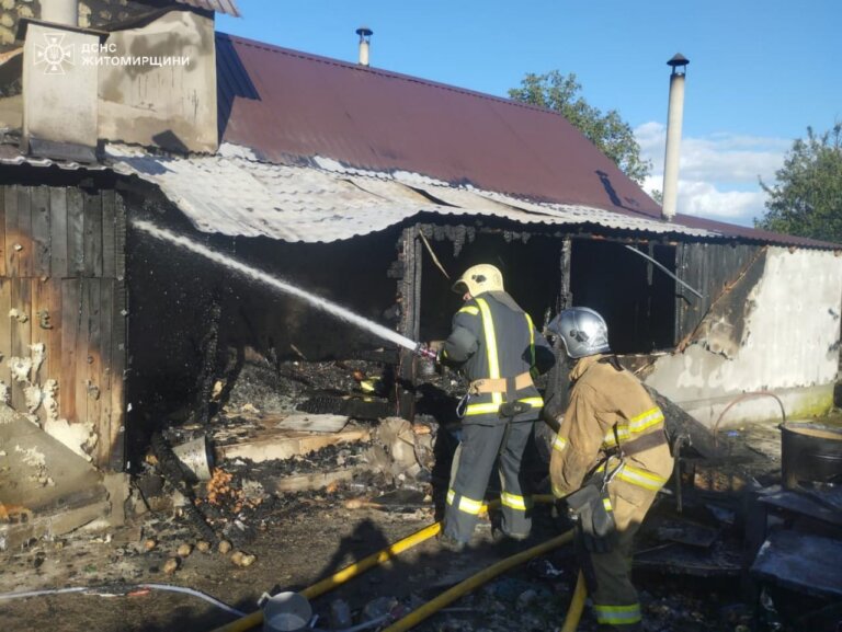 На пожежі травмувалася людина