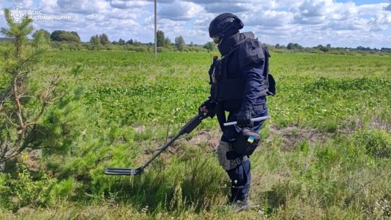 Сьогодні сапери ДСНС знешкодили мінометну міну часів Другої світової війни