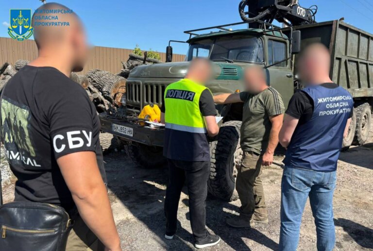 На Житомирщині викрито посадовців та підприємців, які завдали довкіллю та державі збитків на 3,6 млн грн