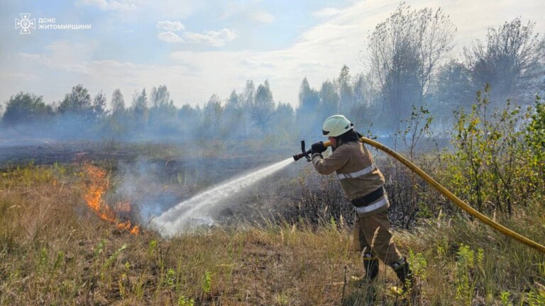 Упродовж минулої доби вогнеборці ліквідували 4 загоряння сухостою!