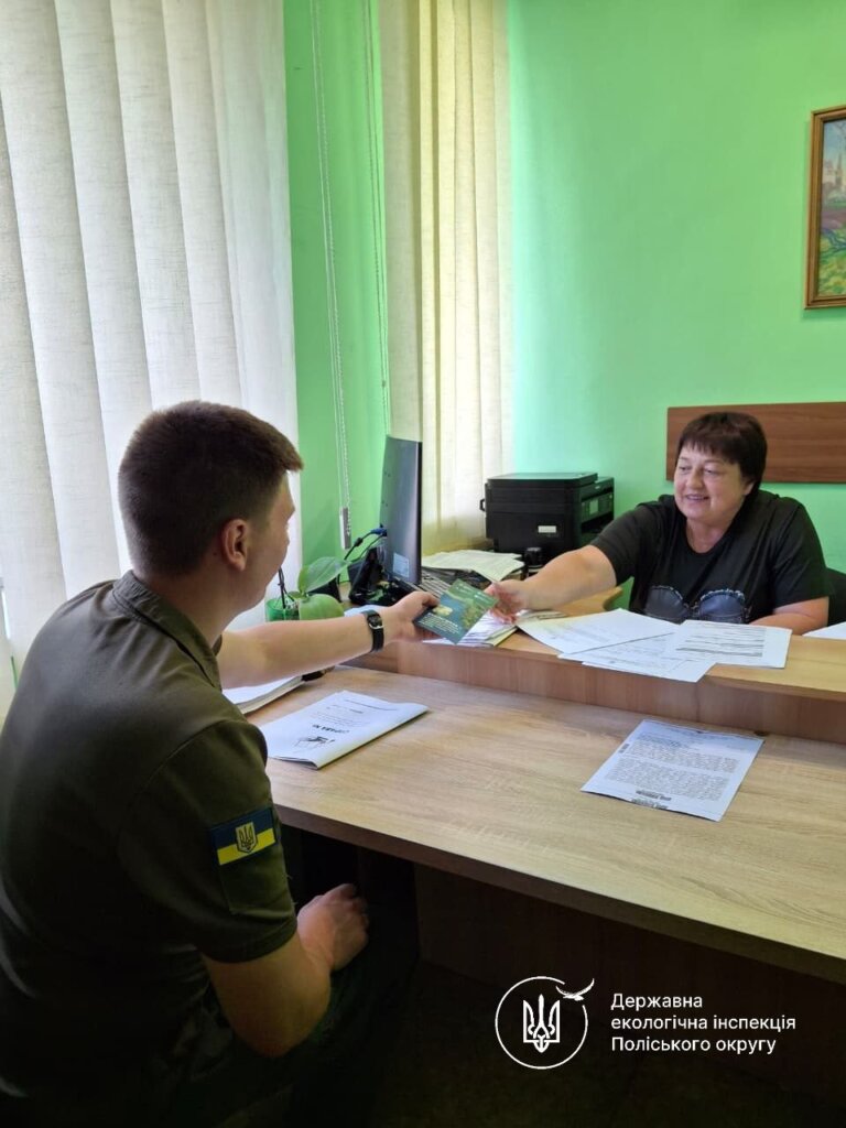 Екоінспекцією Поліського округу розпочато планову перевірку Довбиської селищної ради у Звягельському районі