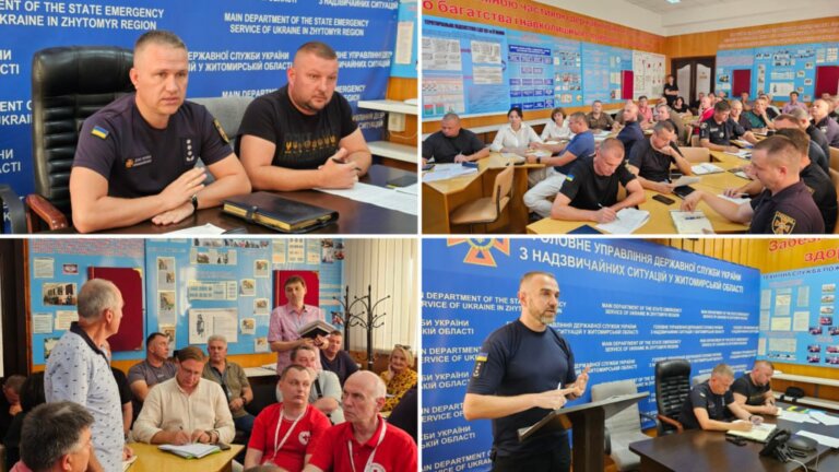 У Житомирській ОВА відбулася установча нарада щодо підготовки до проведення тактико-спеціального навчання з органами управління та силами цивільного захисту області