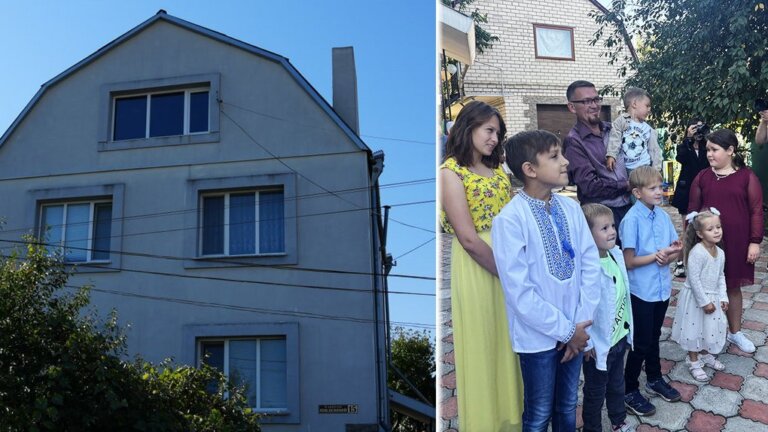 У Бердичеві на Житомирщині відкрили будинок сімейного типу — родині придбали триповерховий дім