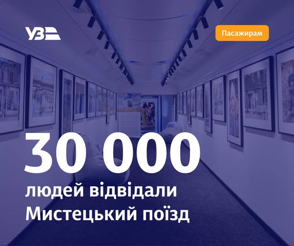 Мистецтво на колесах: поїзд-виставка від Укрзалізниці вже у Звягелі