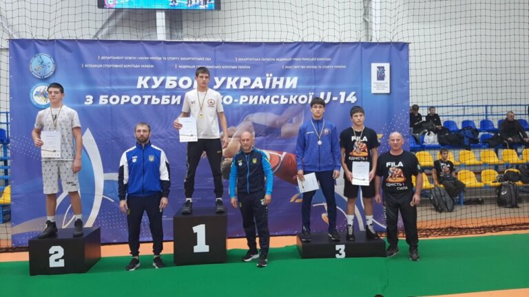 Житомирські спортсмени вибороли бронзові нагороди на Кубку України серед кадетів з греко-римської боротьби