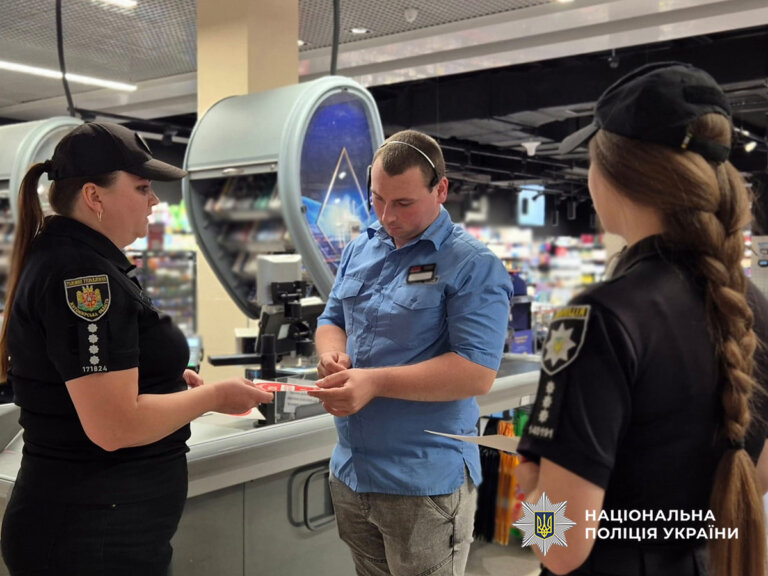Продаж алкоголю та тютюну дітям: житомирські поліцейські проводять превентивну роботу