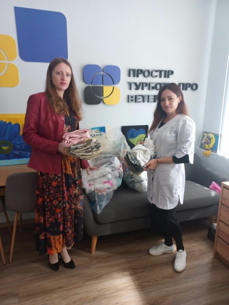 Одяг, що лікує гідність: Іршанська громада підтримує поранених воїнів