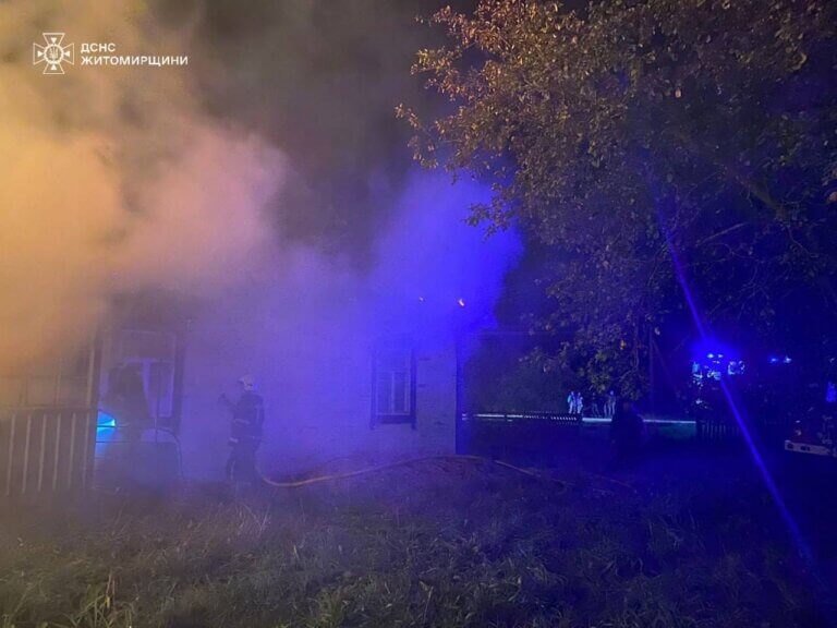 Чоловік загинув у пожежі на Бердичівщині