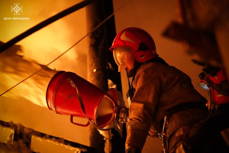 На Черкащині російські війська завдали удару БпЛА по критичній інфраструктурі