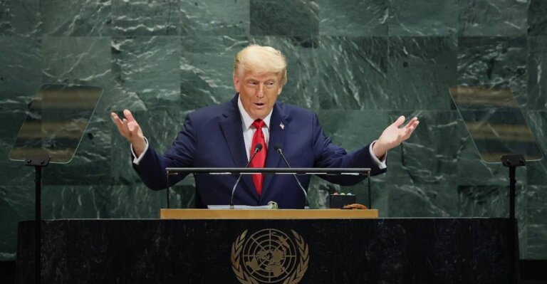 Ми накладемо дуже жорсткі тарифи, якщо рф не буде шукати миру, — Трамп на Генасамблеї ООН