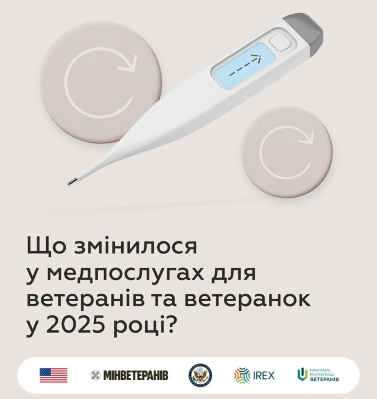 Безплатні медпослуги, які можуть отримати ветерани та ветеранки