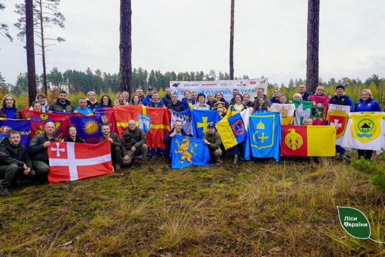 Ліс перемоги: українські олімпійці висадили 5 тисяч дерев у постраждалому Коростишеві