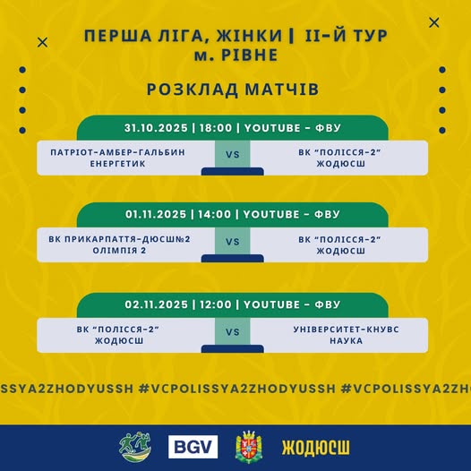 Поліські волейболістки знову в грі: час другого туру!