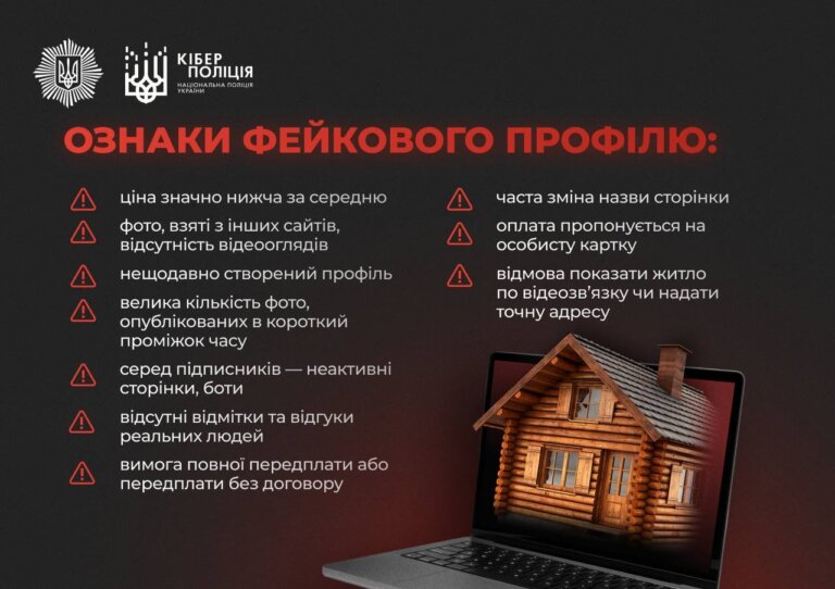 Житомирські поліцейські закликають громадян бути обачними під час оренди нерухомості