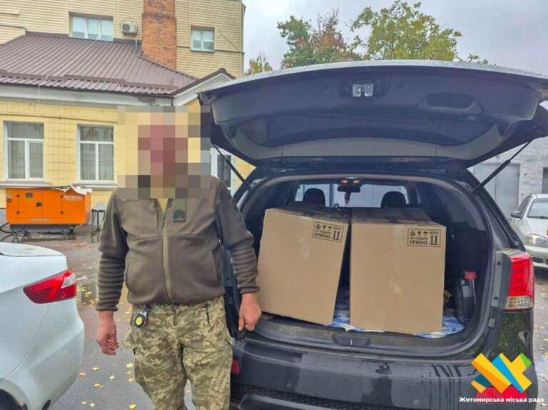 Допомога Захисникам від Житомирської громади