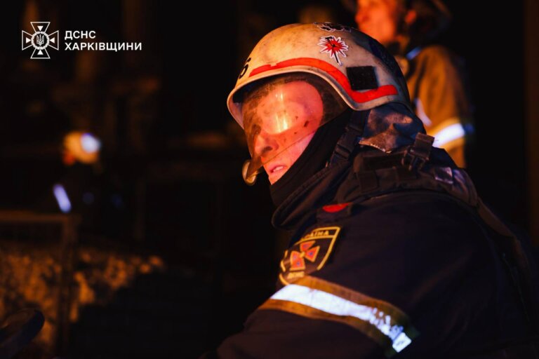 Харків: вночі росіяни атакували місто ударними дронами, є постраждалі