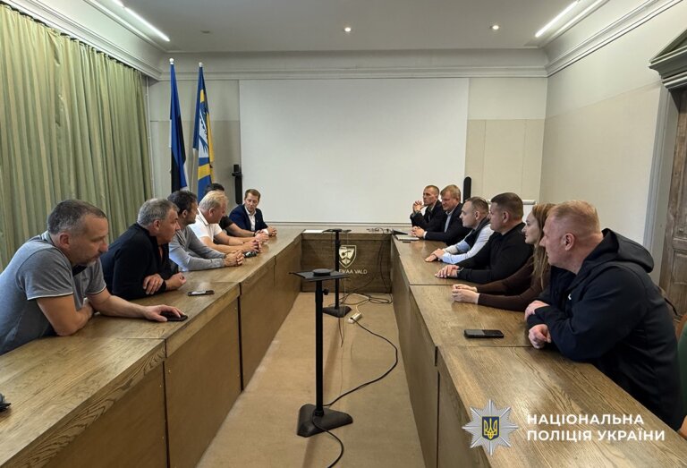 Партнерство заради безпеки та миру: поліцейські Житомирщини здійснили робочу поїздку до Естонії